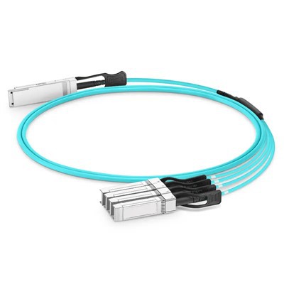 100g qsfp28 până la 4x25g sfp28 aoc 100g qsfp28 cablu optic activ ce fcc 1-100 m