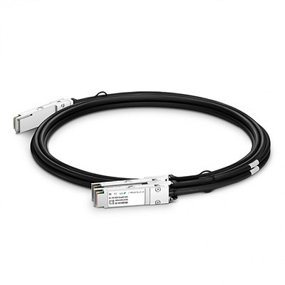 200g qsfp56 până la 2 × 100g qsfp56 cablu de cupru de atașare directă pasivă (DAC), 1. 5-3 m