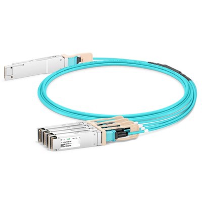 200g qsfp56 până la 4x 50g sfp56 cablu optic activ (AOC), 1m -20 m